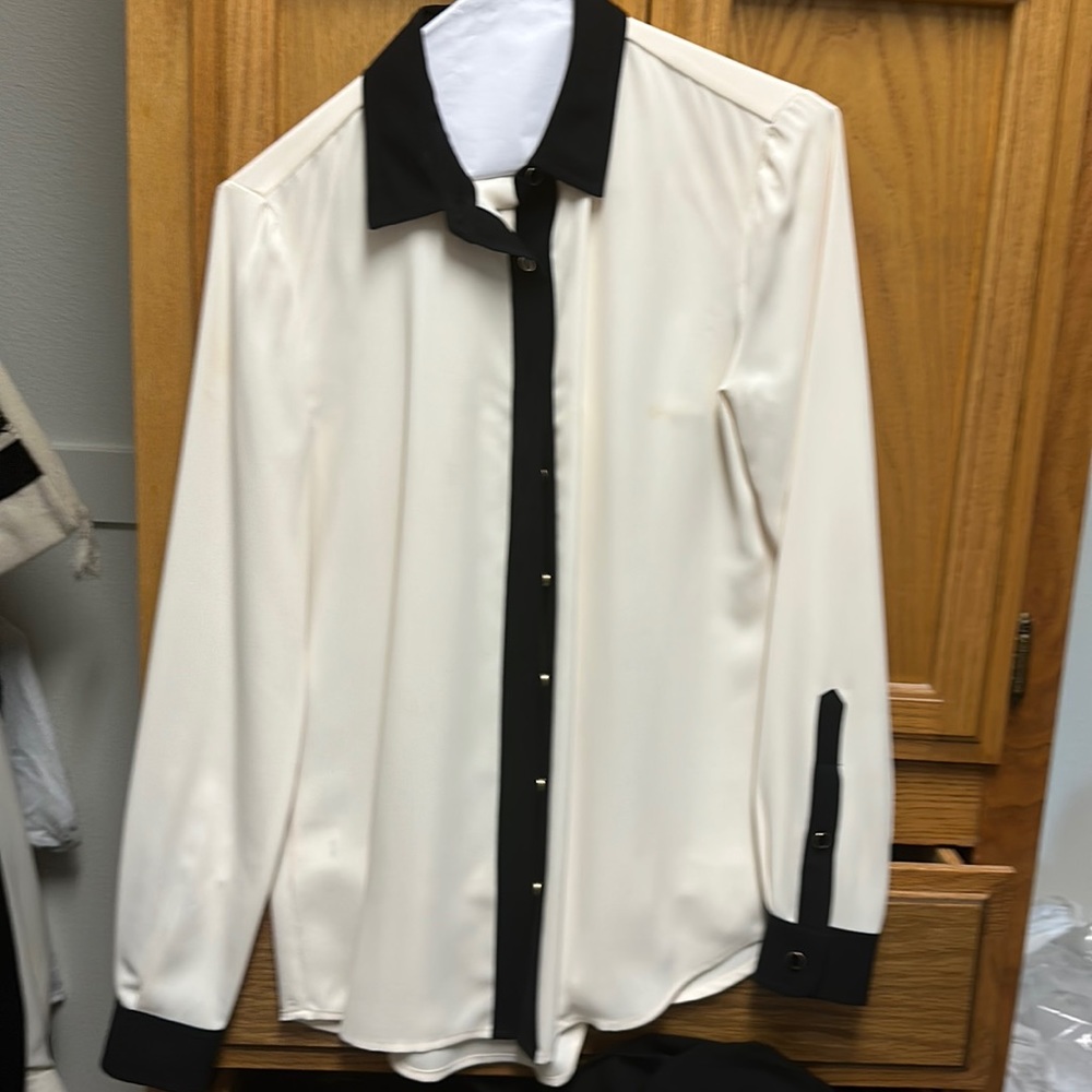 Anne Klein dress shirt great for office party